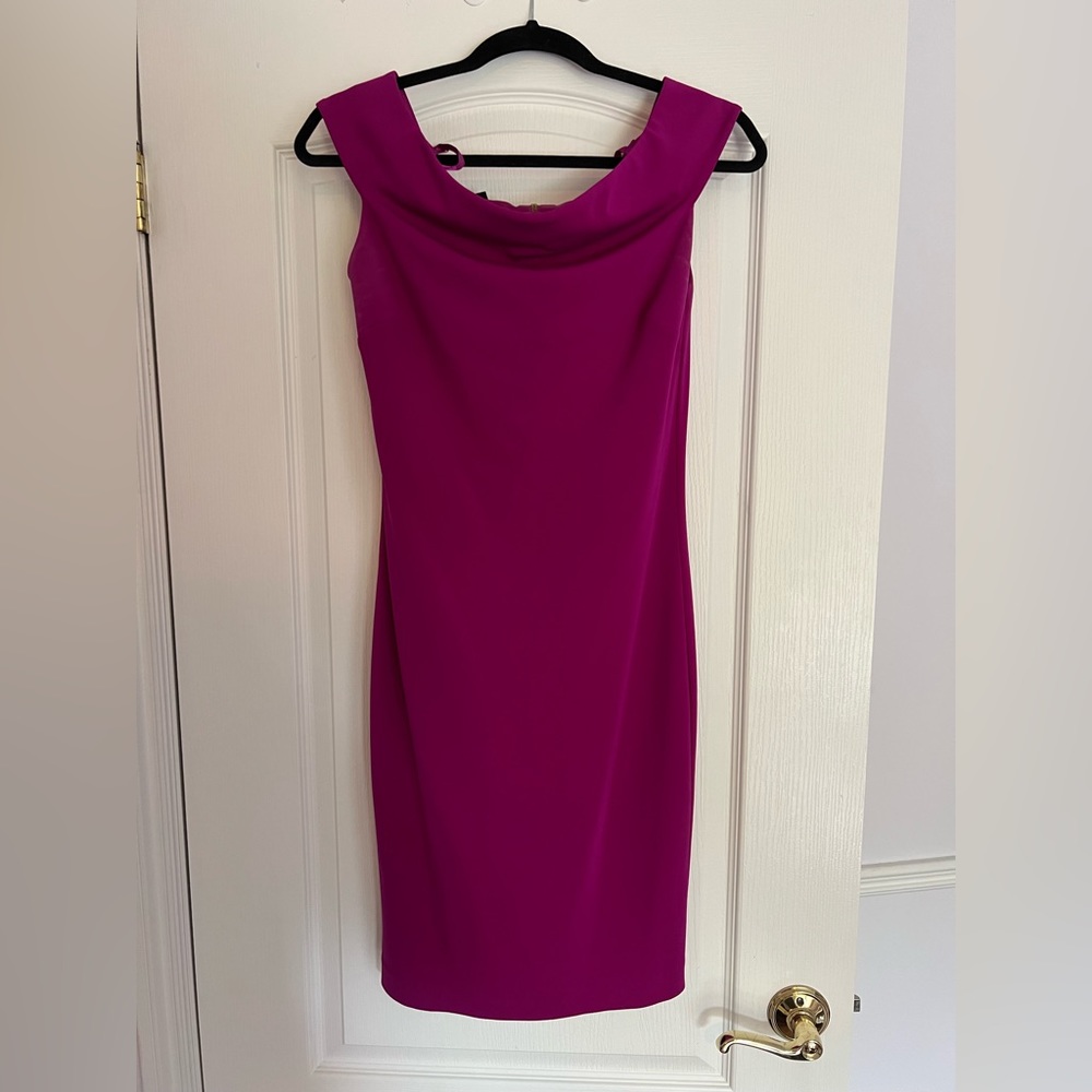 TED BAKER - Off-the-shoulder pink dress - TED BAKER SIZE 2 = US Size 6